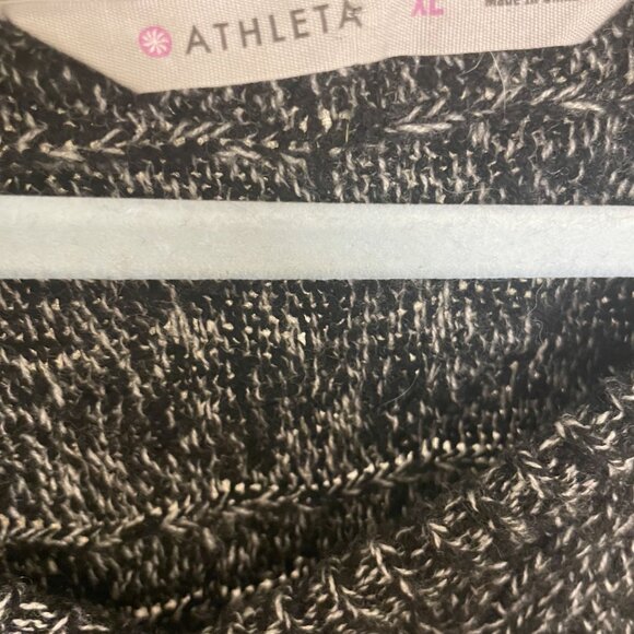 Athleta Black Grey Sweater XL - Picture 2 of 2